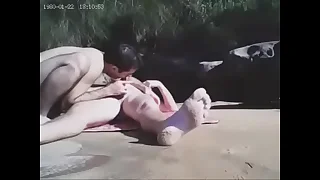 young arab and nat at the beach